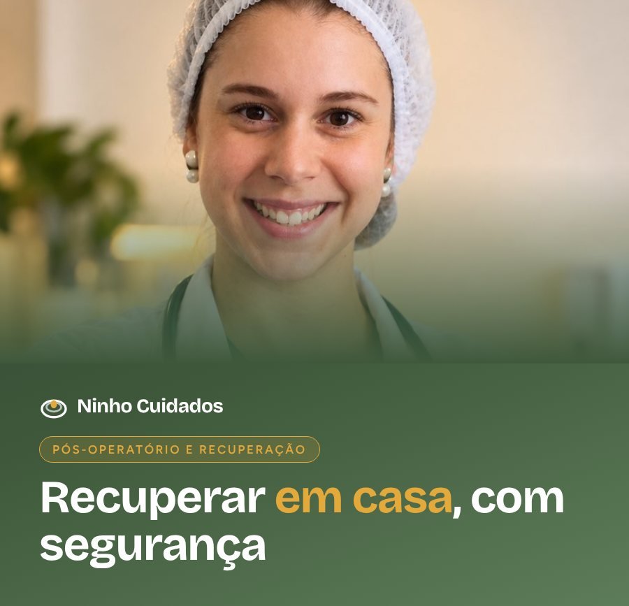 Pós-operatório em casa: como se preparar para a alta e o que a enfermagem acompanha